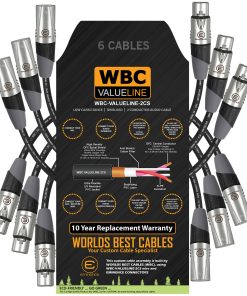 WBC-VALUELINE-2CS (22 AWG) - 6 Unidades - 1.5 Pies Cable de
