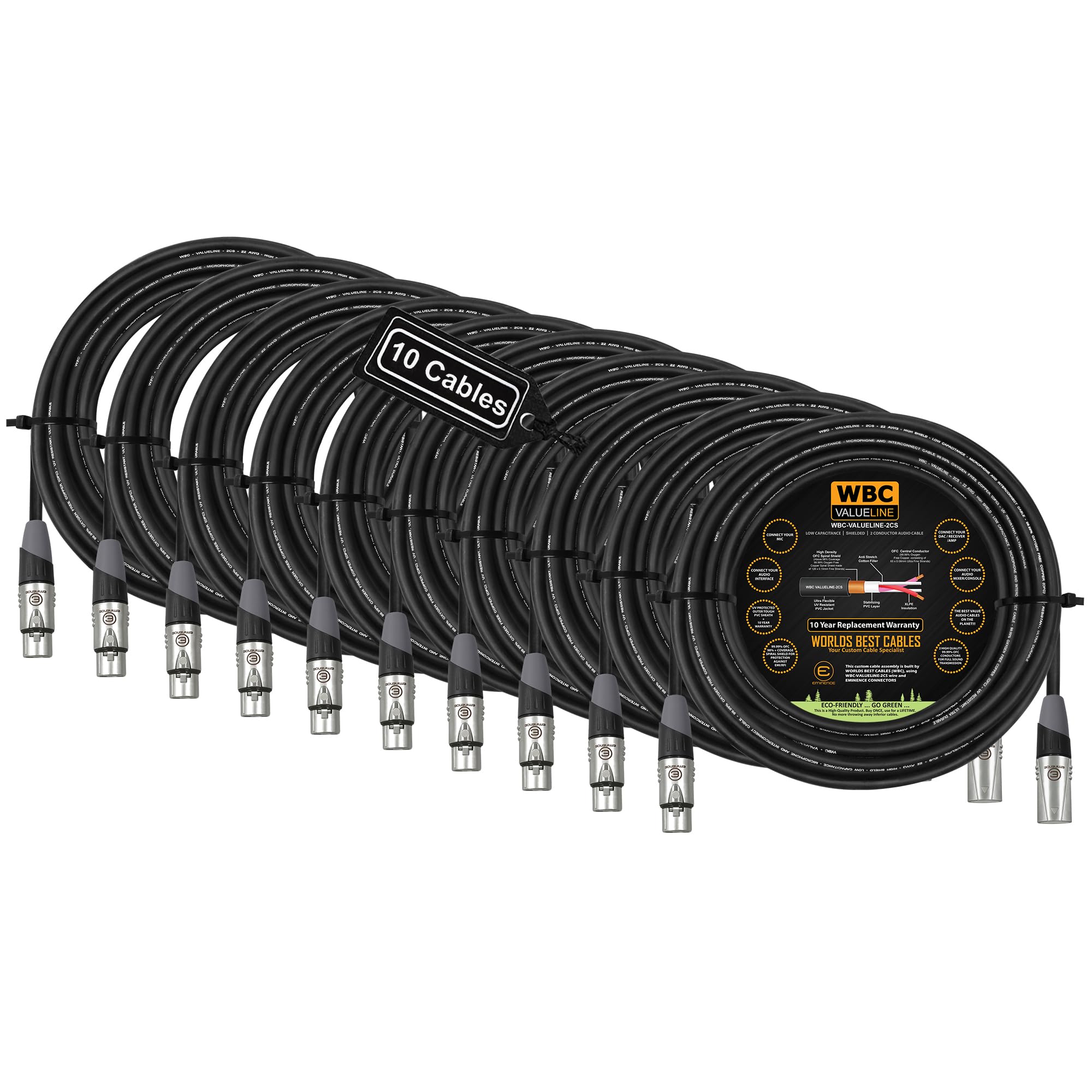 WBC-VALUELINE-2CS (22 AWG) - 10 Unidades - Cable de