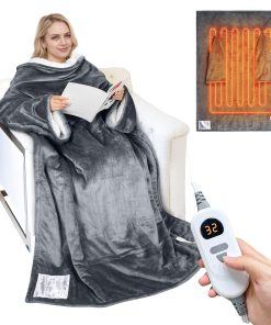 Manta Eléctrica con Mangas Catalonia, Manta -Gris