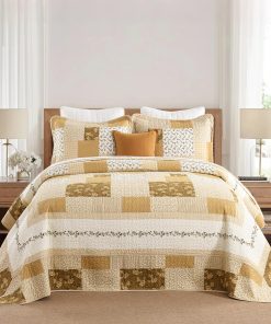 Colcha de Gran Tamaño DDUOXIN - 128" Ancho x 120" Largo -