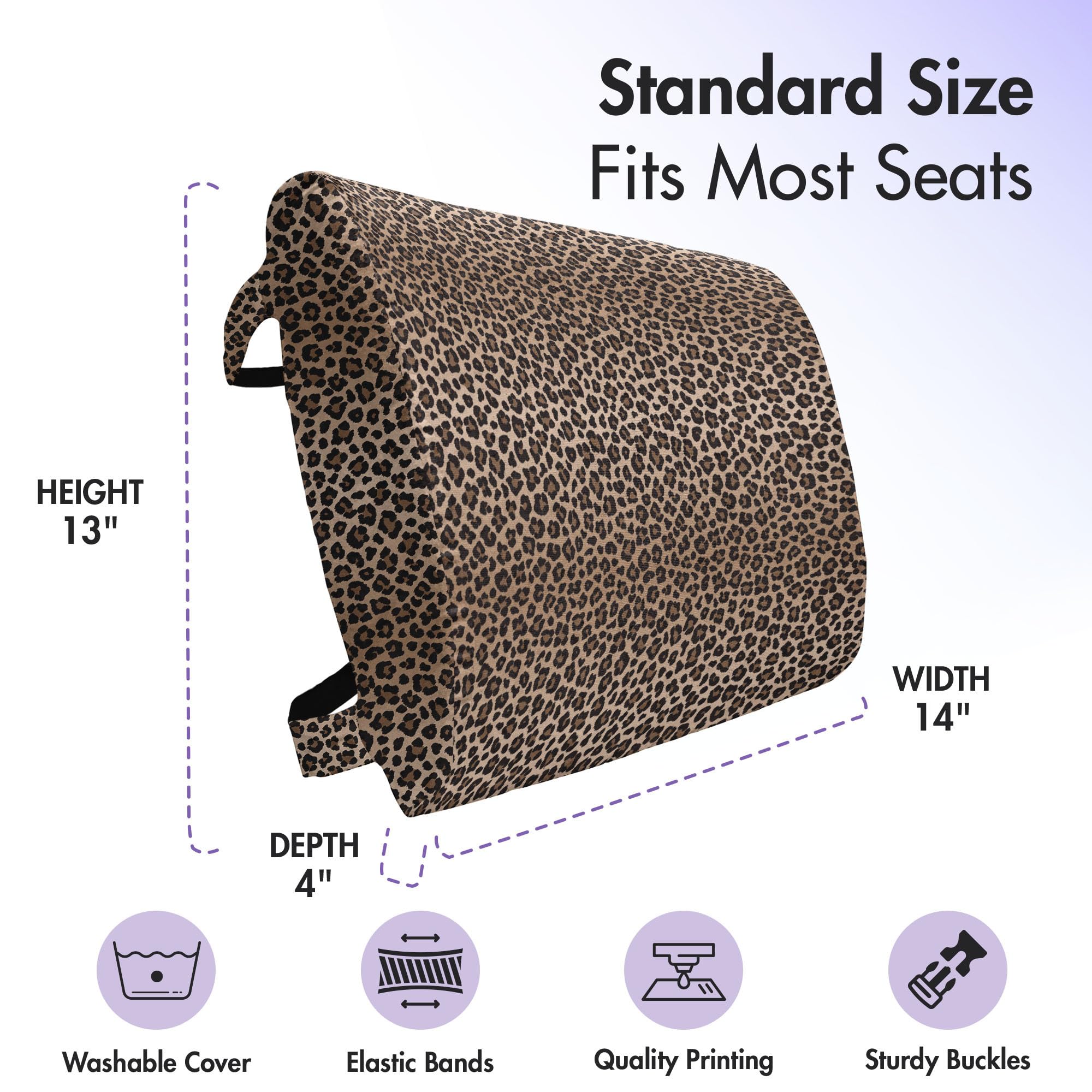 Almohada de Apoyo Lumbar Lunarable Ombre Amarillo, - Imagen 5