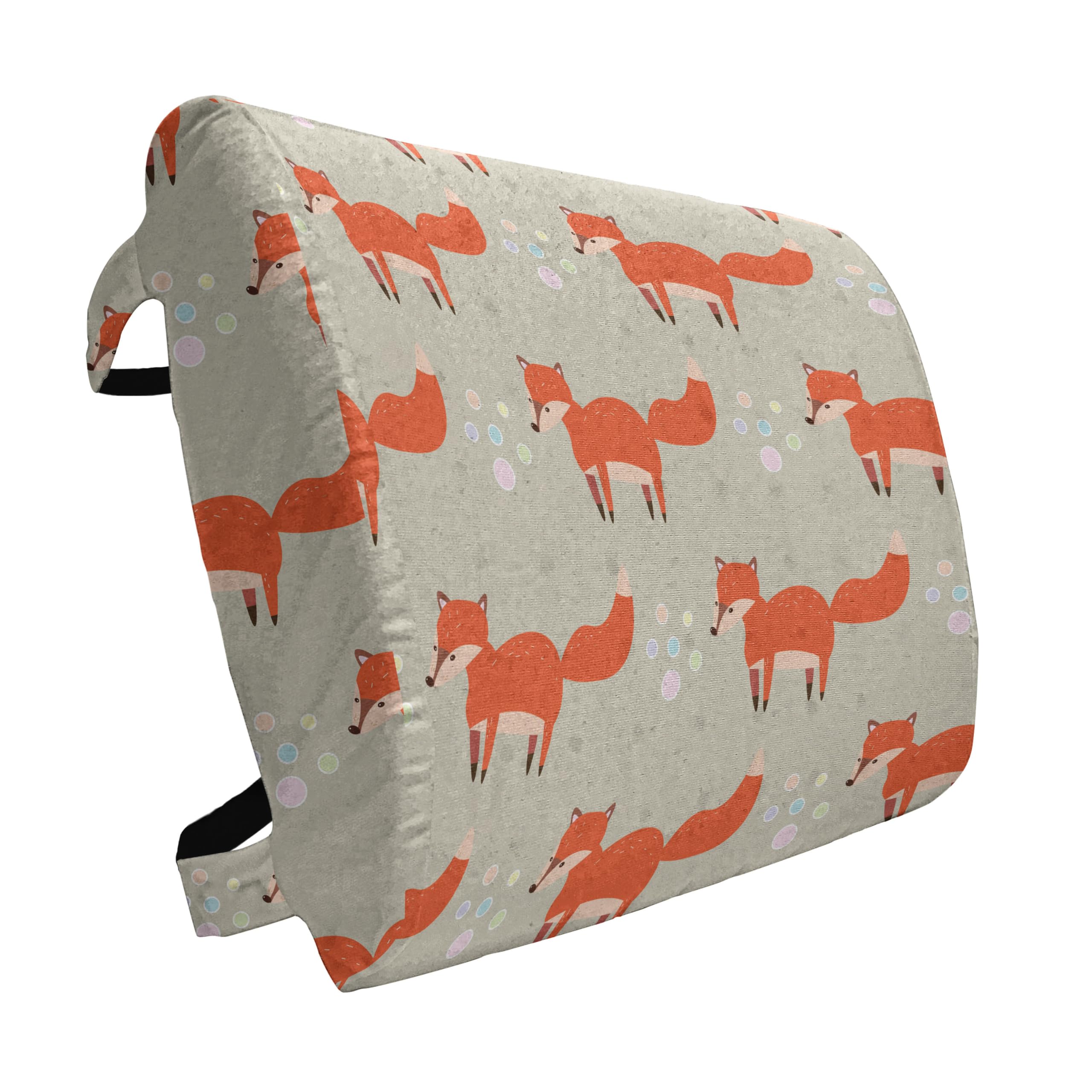 Almohada de Soporte Lumbar Lunarable Fox, Animal Rítmico