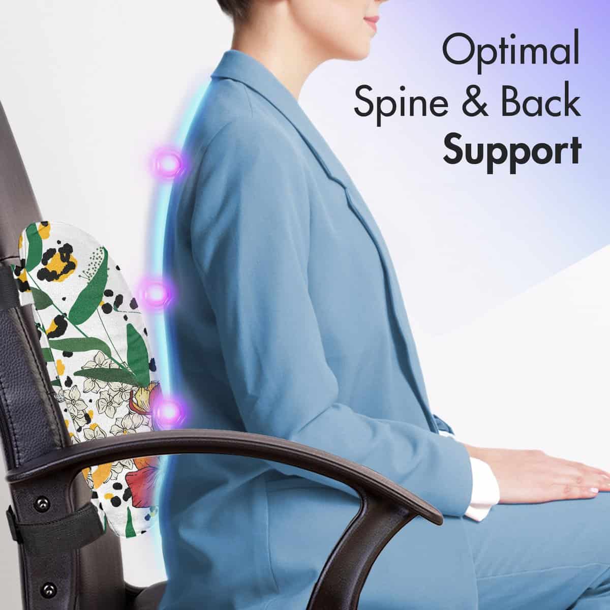 Almohada de soporte lumbar Lunarable Exotic, Ramo de lirios - Imagen 3