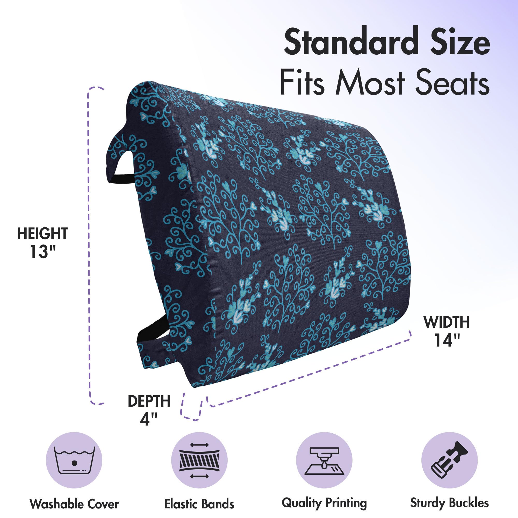 Almohada de soporte lumbar Lunarable Botany, Ramas de - Imagen 5