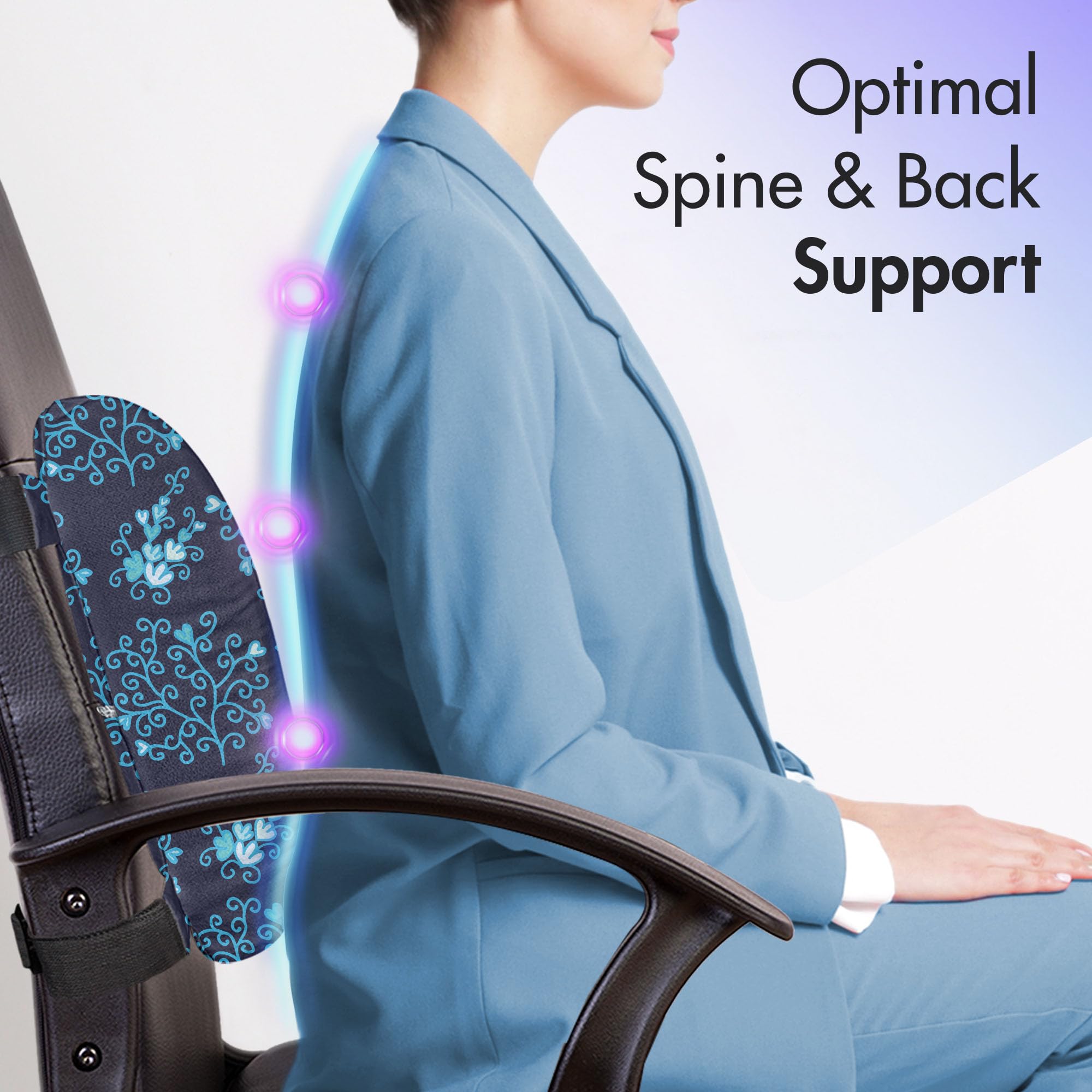 Almohada de soporte lumbar Lunarable Botany, Ramas de - Imagen 3