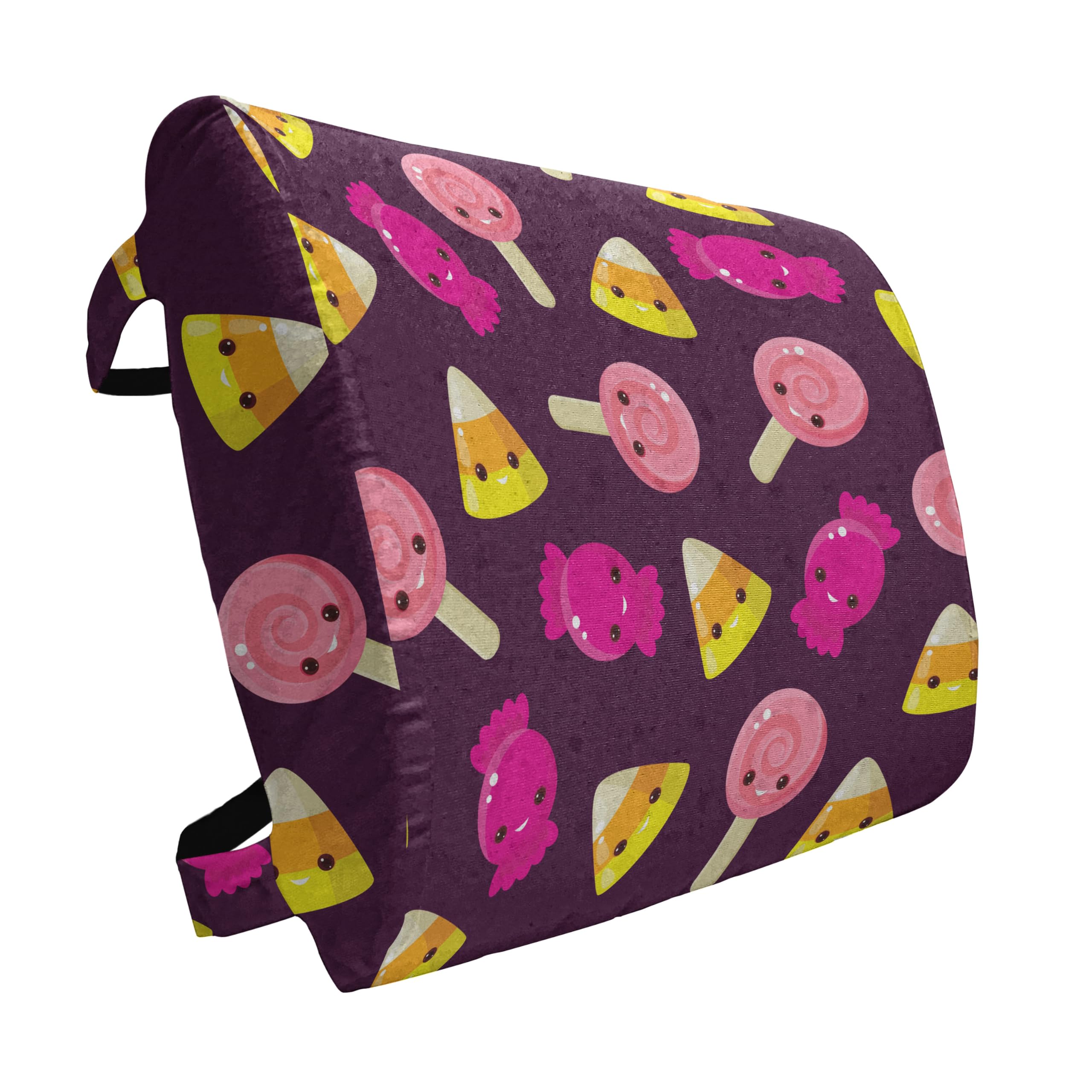 Almohada de soporte lumbar Lunarable Candy Corn, Patrón de