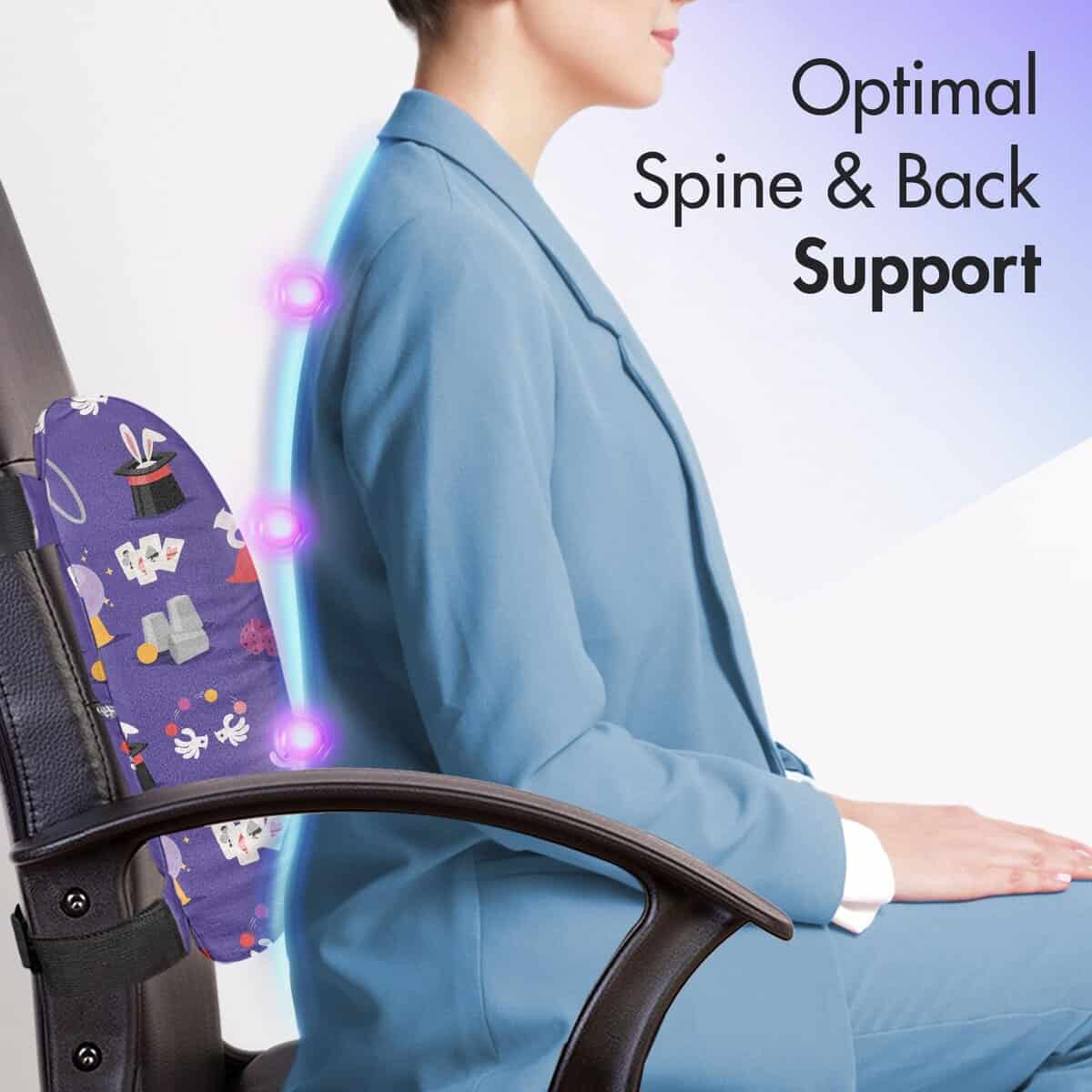 Almohada de soporte lumbar Lunarable Wizard, Patrón - Imagen 3