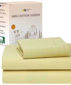 Juego de sábanas California Design Den 100% algodón Twin XL