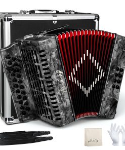 Acordeón, 21 Teclas 8 Bajos Acordeón, Acordeón de Adulto,