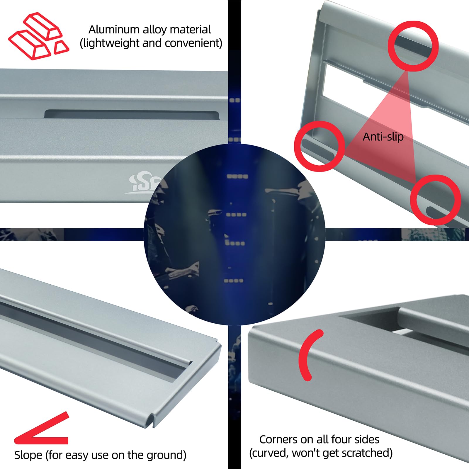 Tablero de Pedales de Aluminio ISET Super Ligero 1.23 lb - Imagen 6