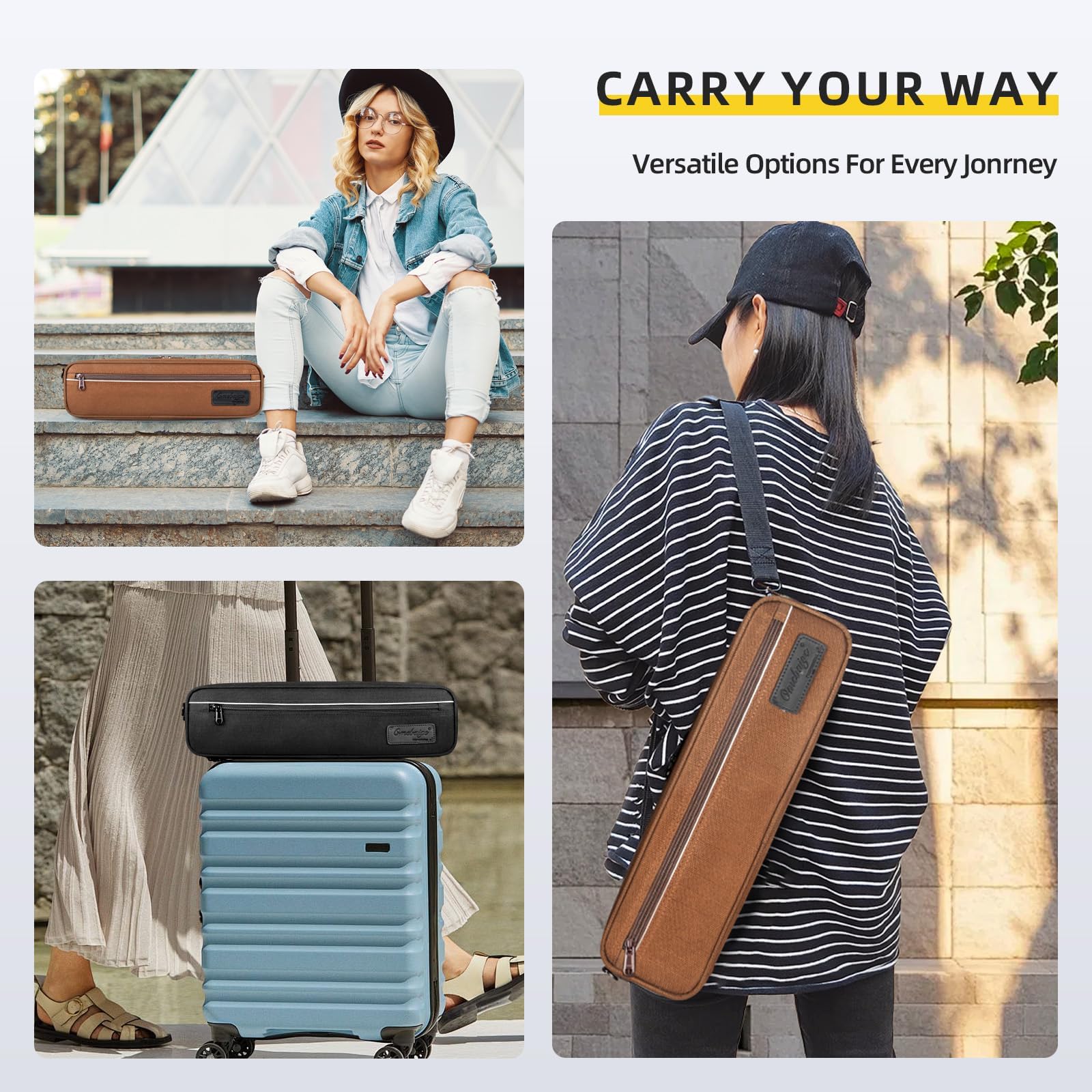 Bolsa de Flauta Profesional Omebaige Con Funda para Estuche - Imagen 8
