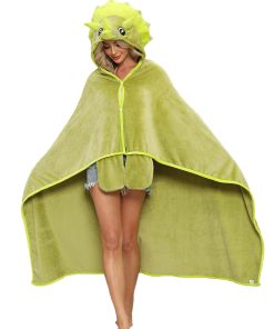 Manta con diseño de Triceratops - Manta animal divertida