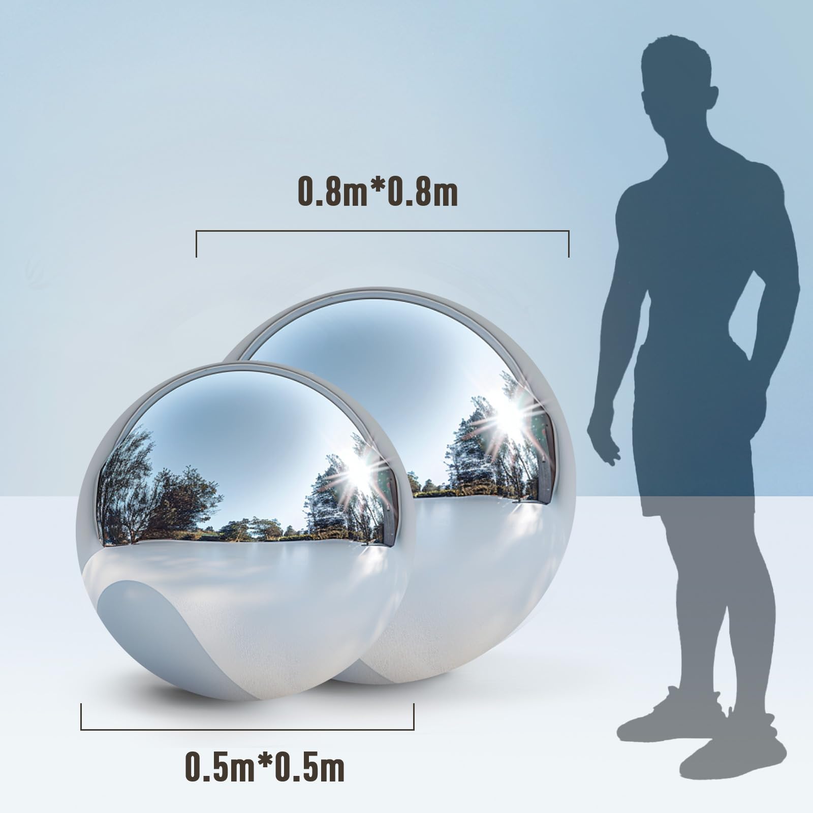 Esfera Inflable Gigante OZIS Airtight con Efecto Espejo, - Imagen 3