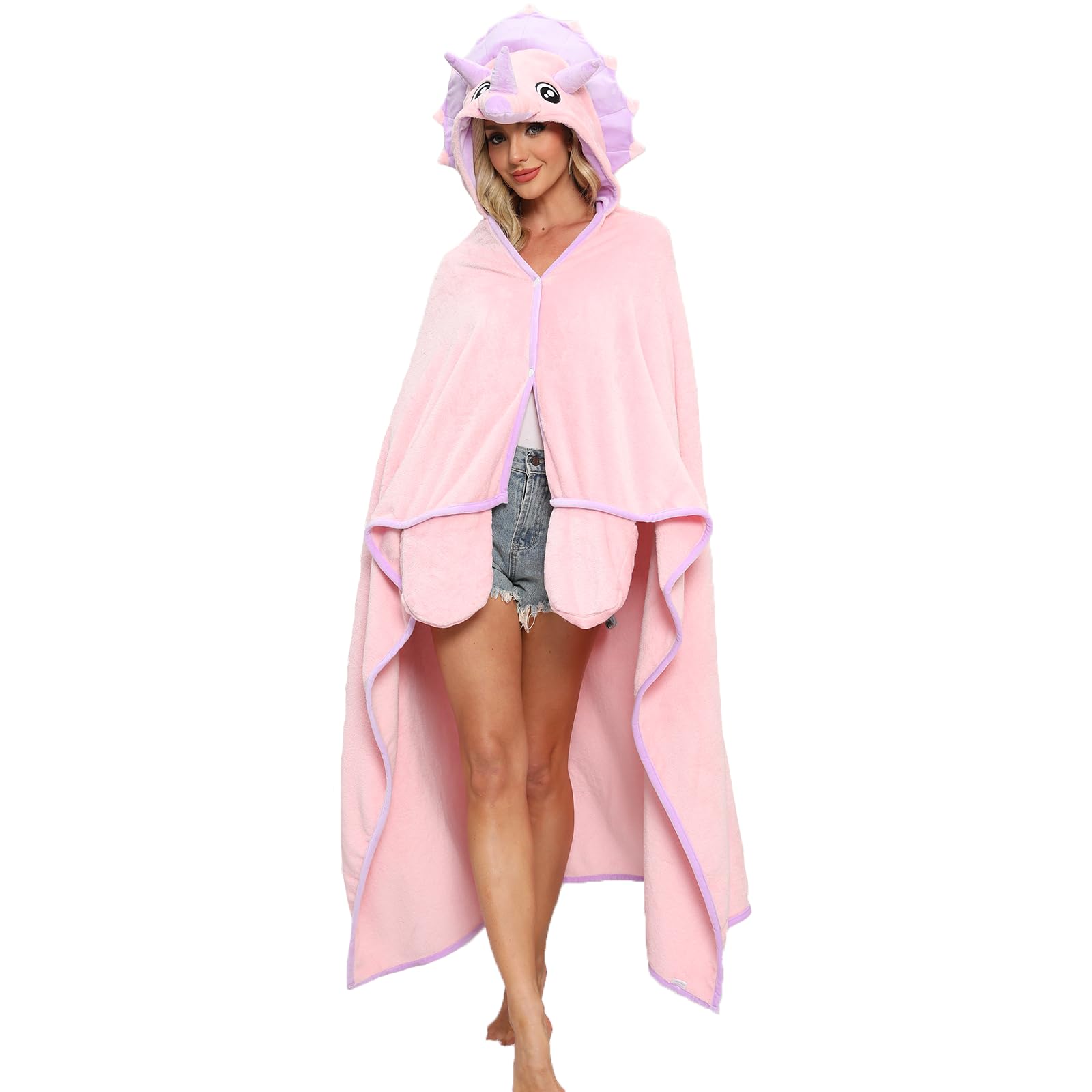 Manta Wearable Triceratops Manta Animal Divertida Regalos