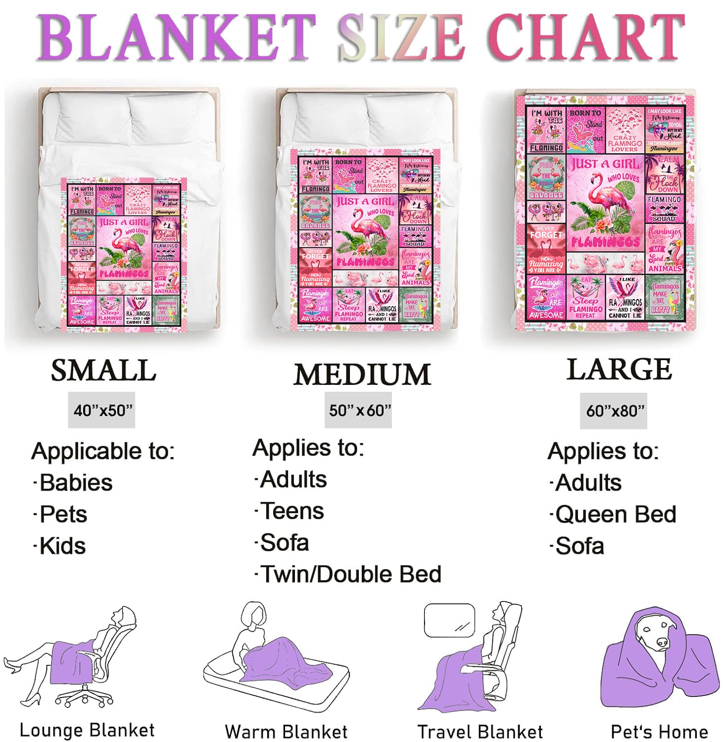 Manta de Flamenco Regalos para Mujeres Chicas Amantes de - Imagen 8