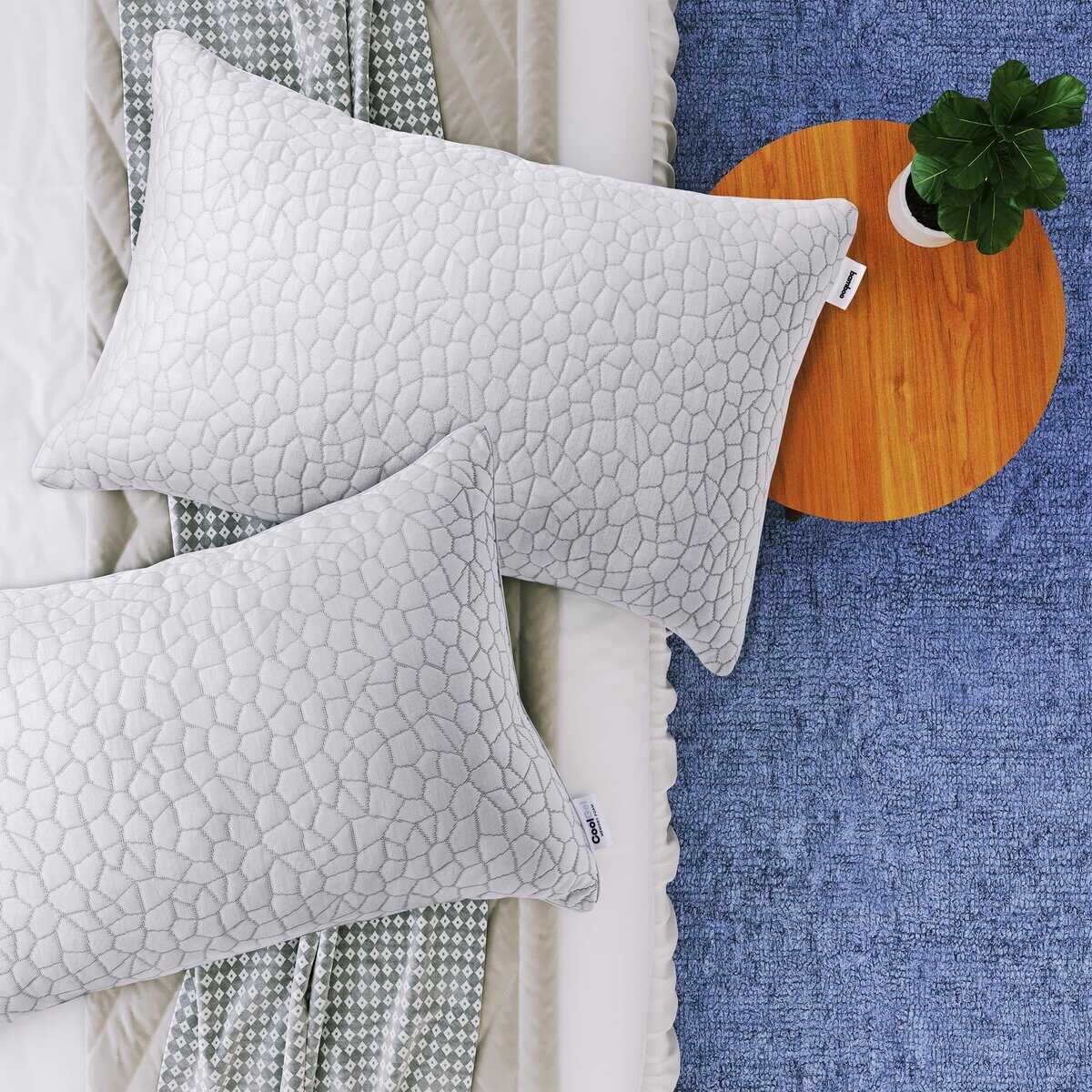 Almohada de espuma viscoelástica y gel fresco reversible, - Imagen 6