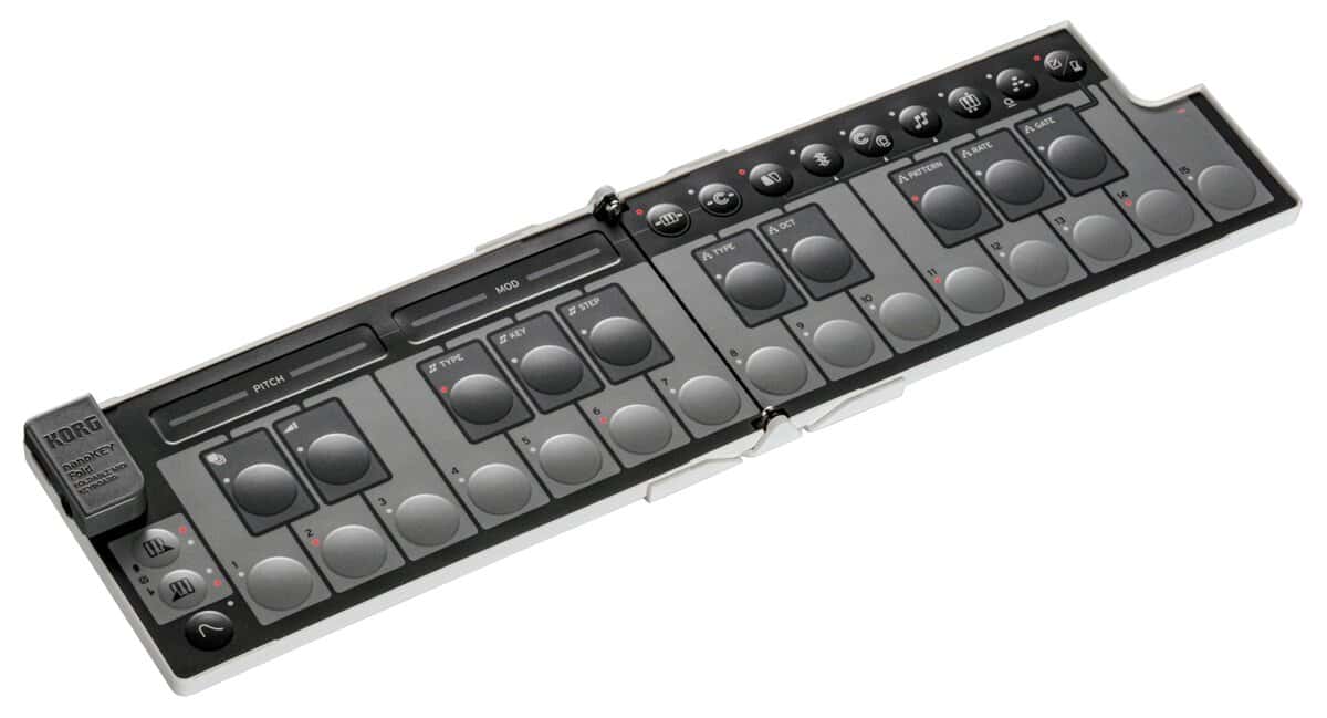 Korg nanoKEY Fold | Teclado MIDI Plegable - Blanco