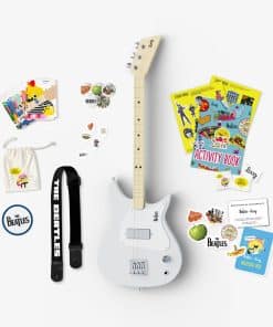 Guitarra eléctrica Loog + Beatles para niños de 3 cuerdas