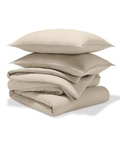 Juego de Edredón Bare Home - Tamaño Completo - -Arena
