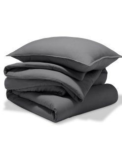 Juego de edredón Bare Home - Tamaño -Gris