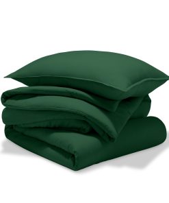 Juego de edredón Bare Home - Tamaño -Verde Bosque