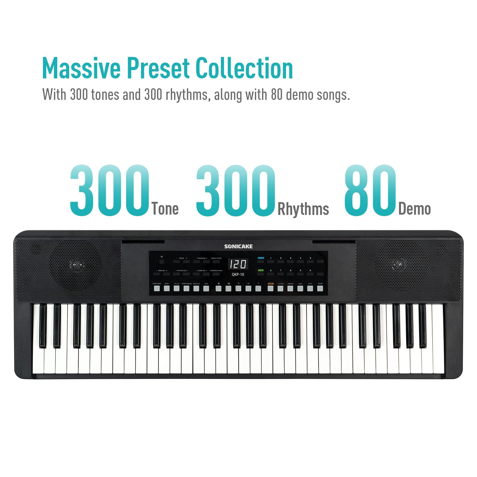 Teclado Electrónico Premium de 61 Teclas Sonicake para - Imagen 4