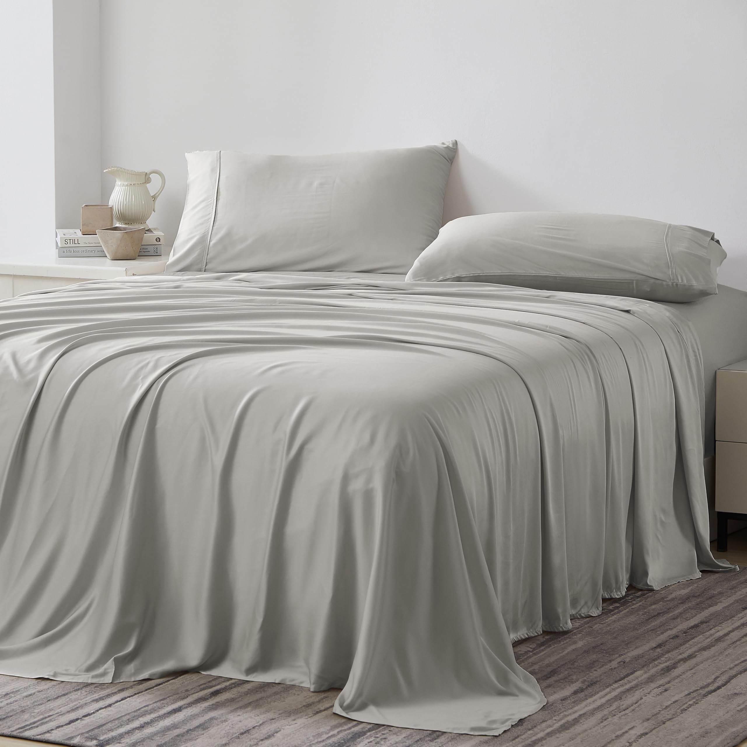 Juego de sábanas de lujo Southshore Fine -Gris acero