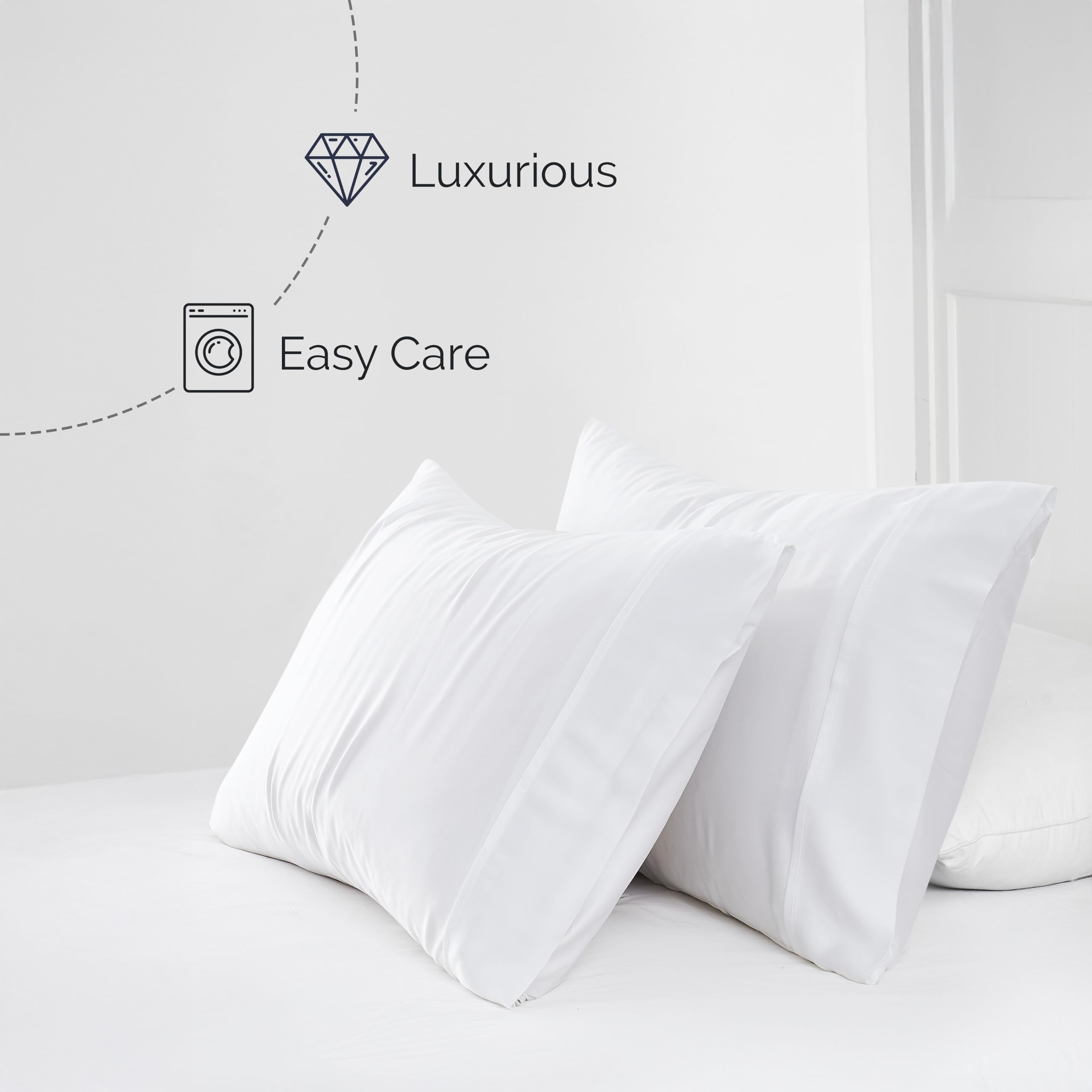 Juego de sábanas ultra suave Queen, sábanas de - Imagen 6