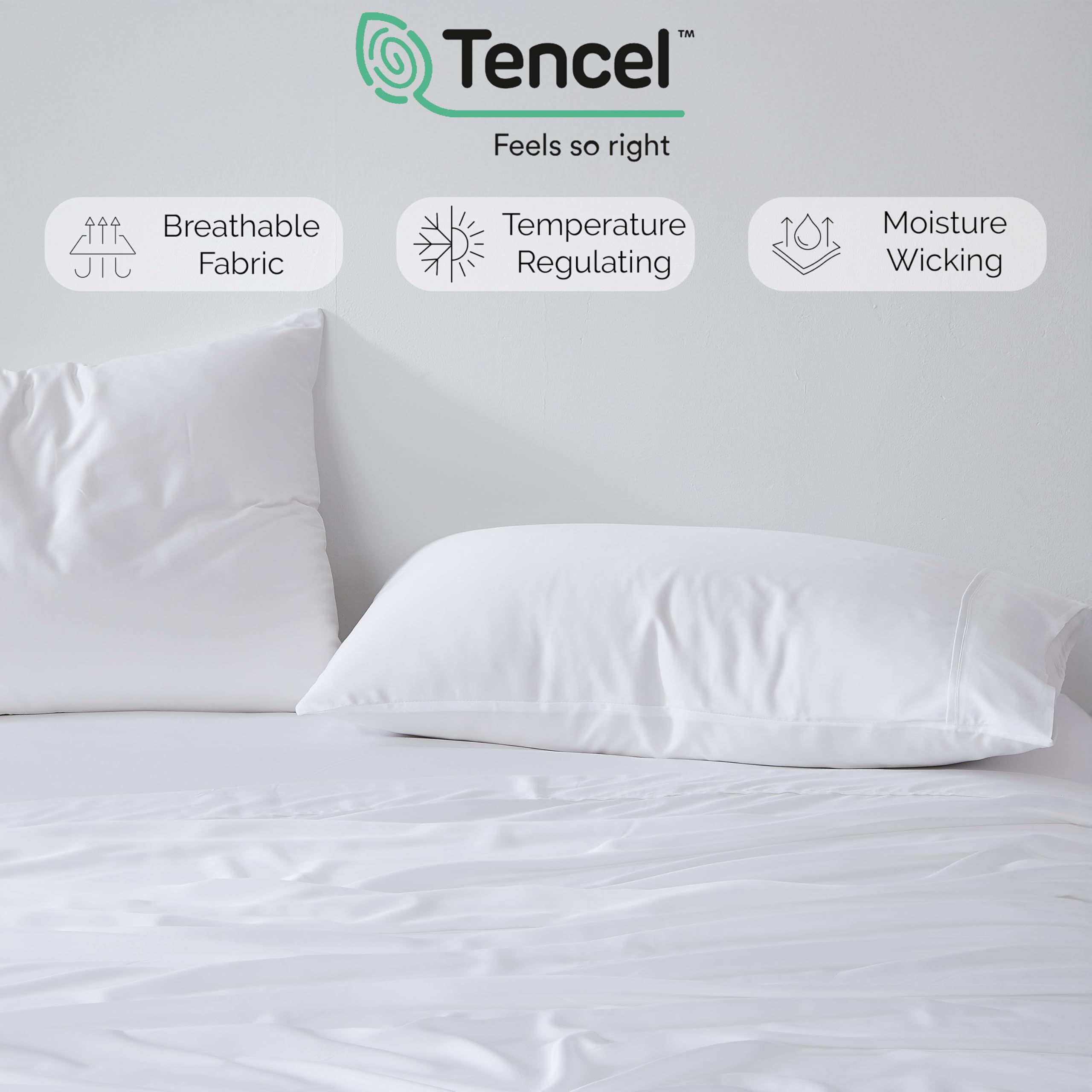 Juego de sábanas ultra suave Queen, sábanas de - Imagen 3