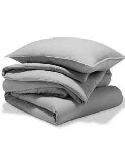 Set de Edredón Bare Home - Tamaño -Gris Claro