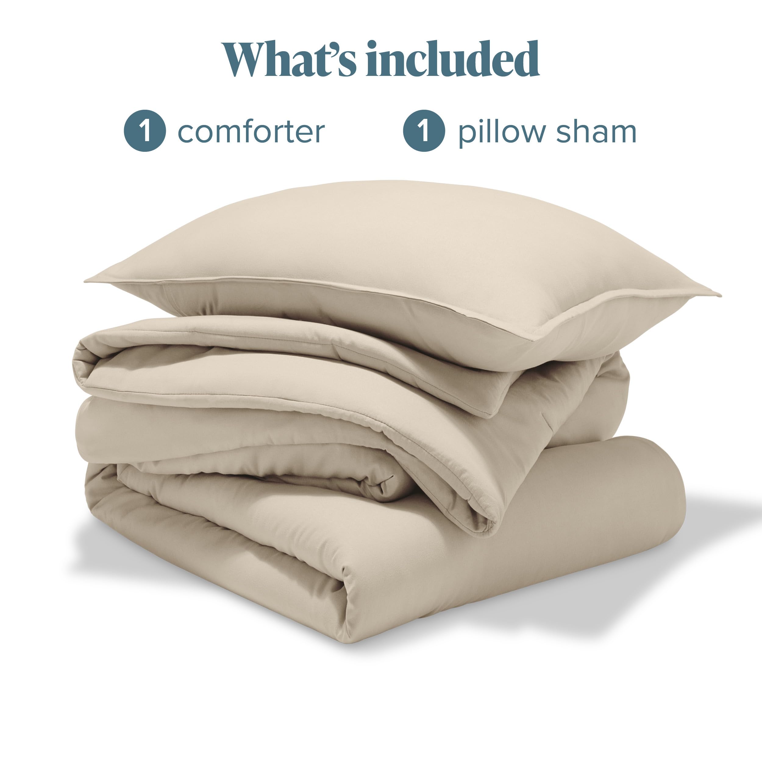 Juego de edredón Bare Home - Tamaño -Arena - Imagen 6