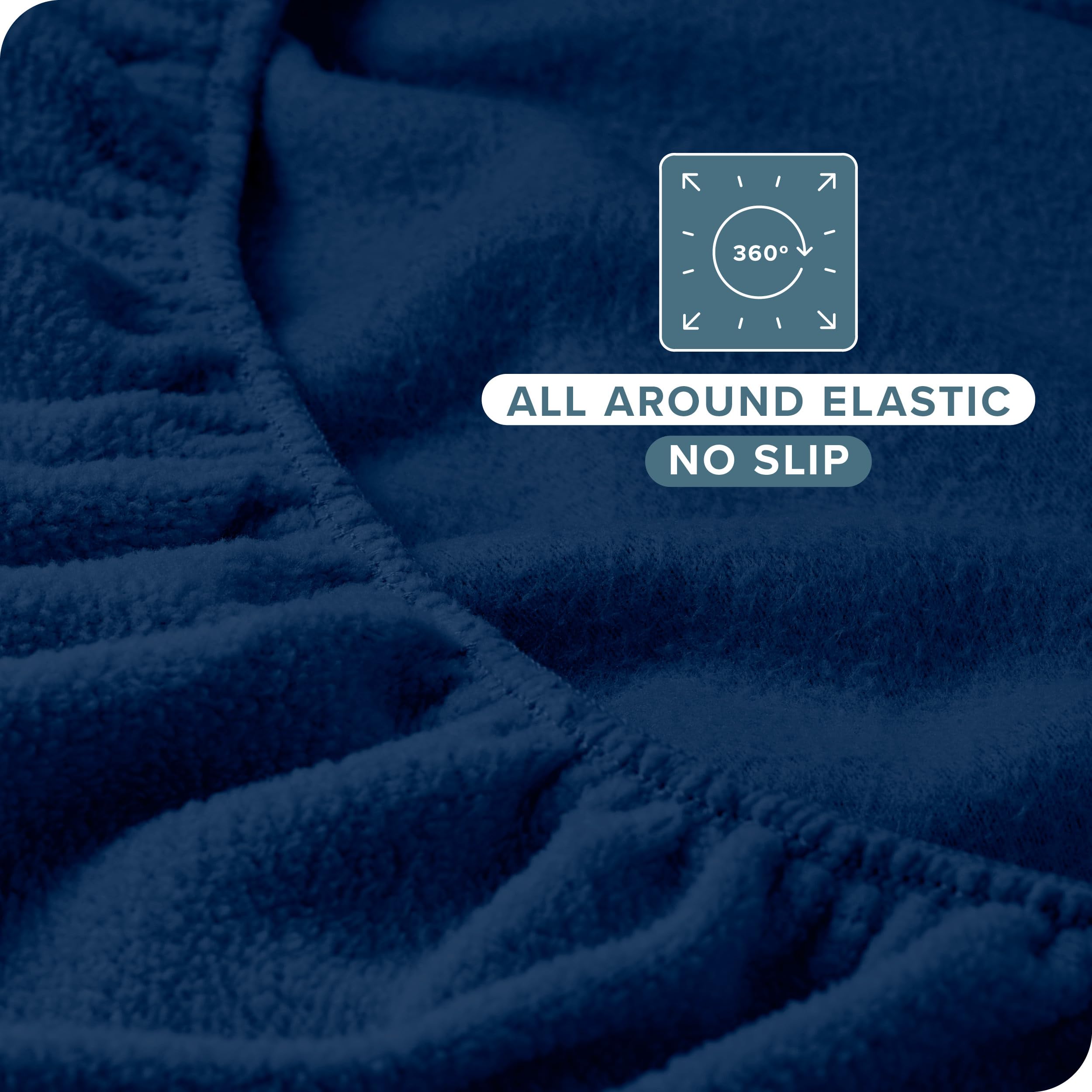 Juego de sábanas ajustables de poliéster Bare Home Super - Imagen 6