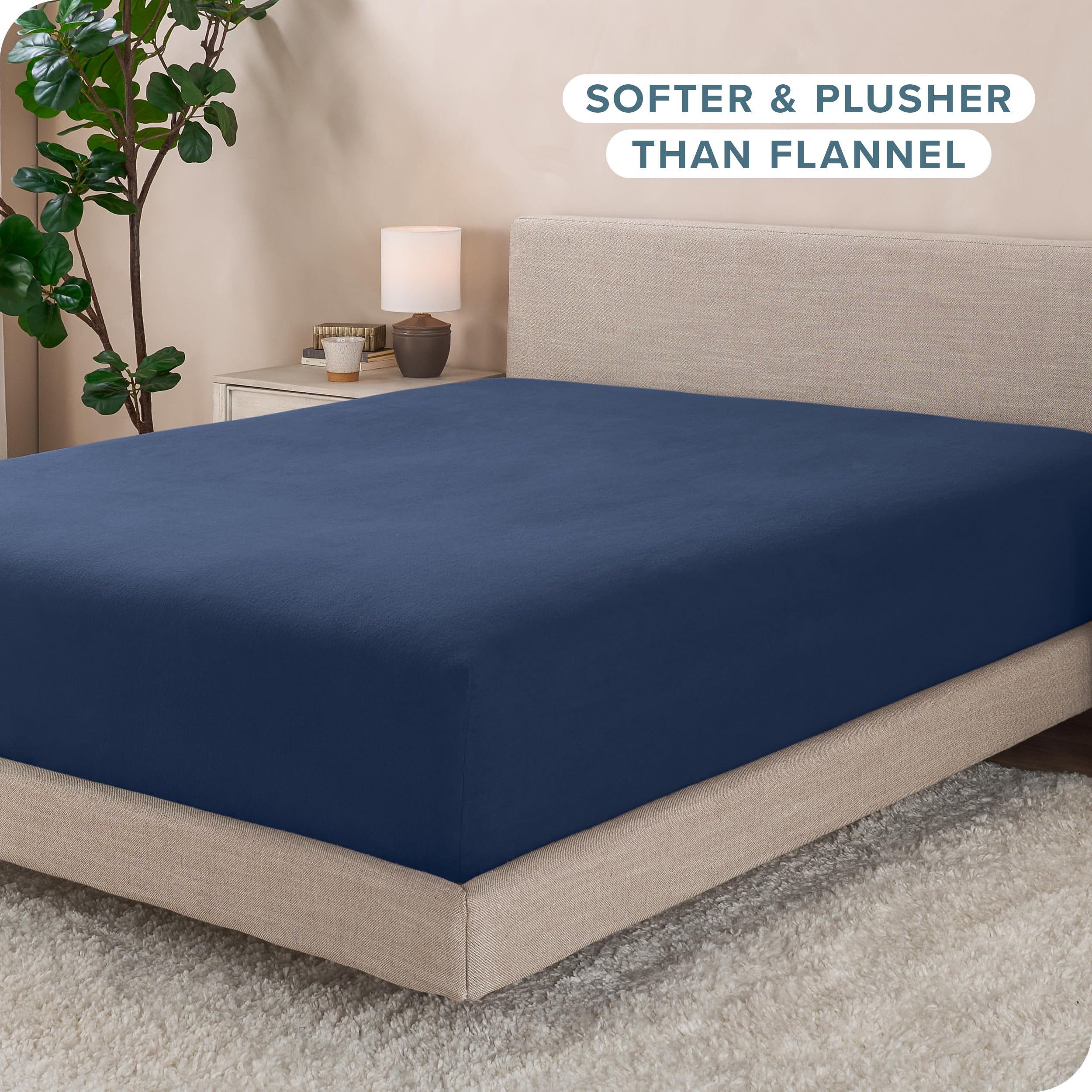 Juego de sábanas ajustables de poliéster Bare Home Super - Imagen 5