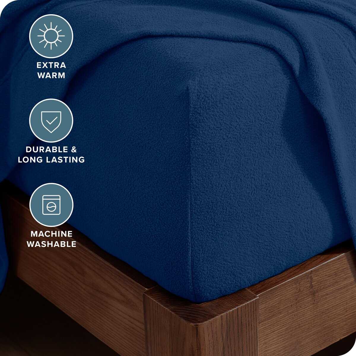 Juego de sábanas ajustables de poliéster Bare Home Super - Imagen 4