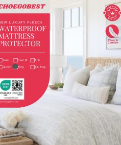 Protector de colchón premium de vellón impermeable