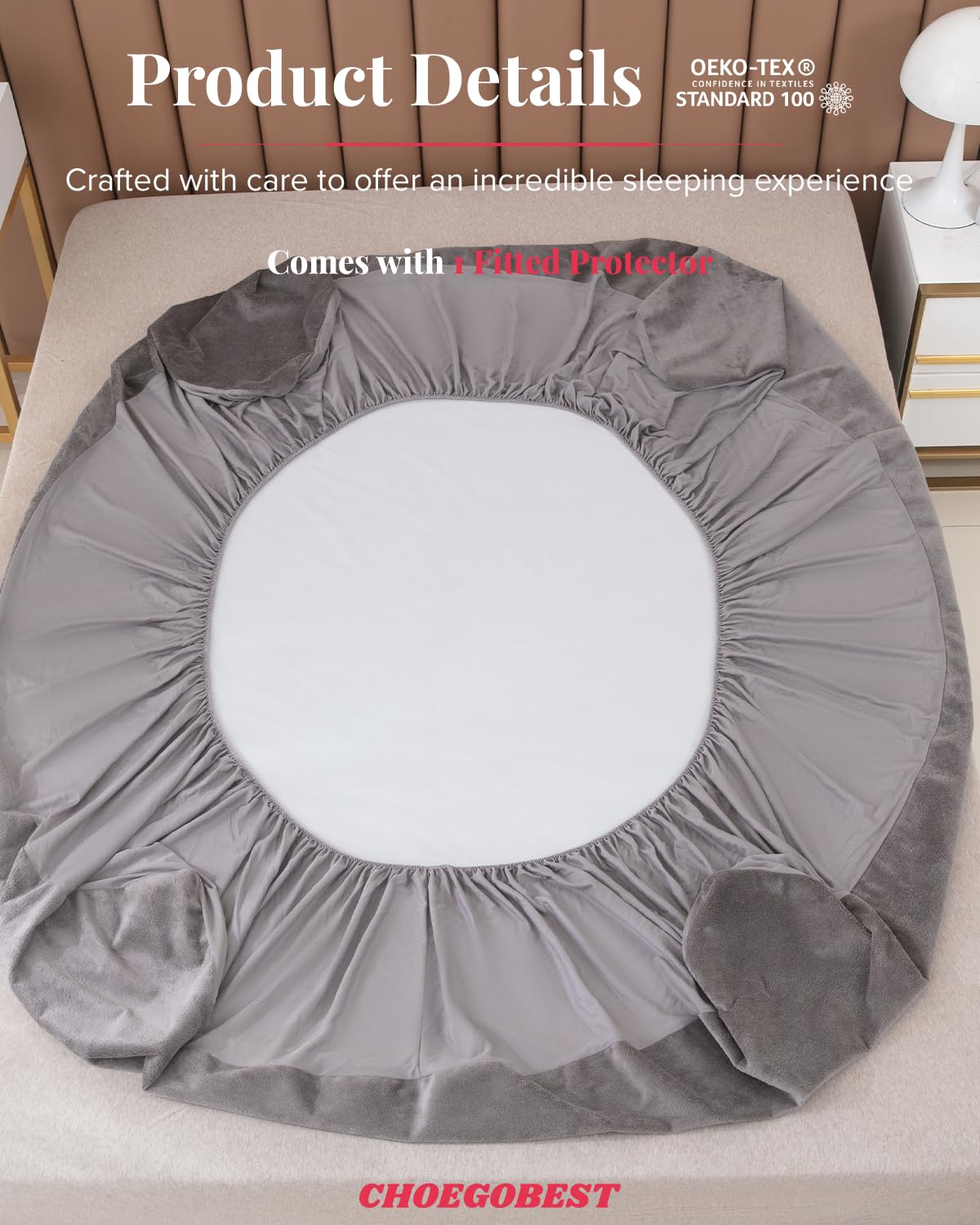 Protector de colchón premium de vellón impermeable - Imagen 5