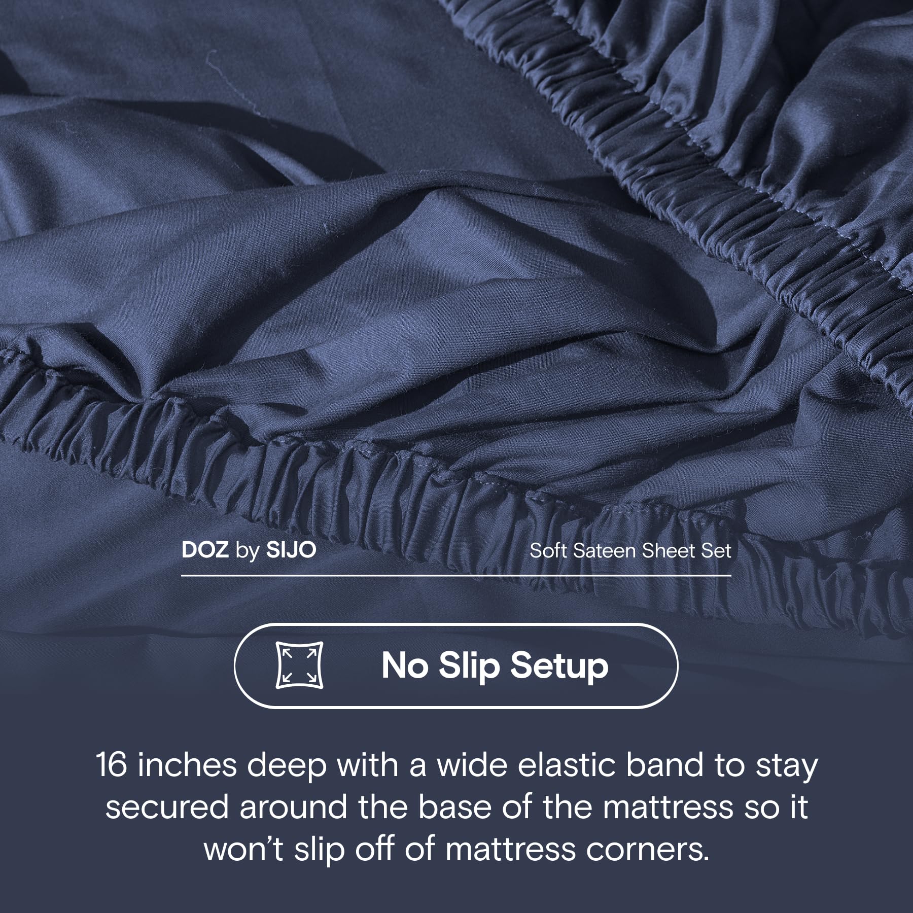 Juego de Sábanas de Algodón 100% de Alta Calidad DOZ, Suave - Imagen 5