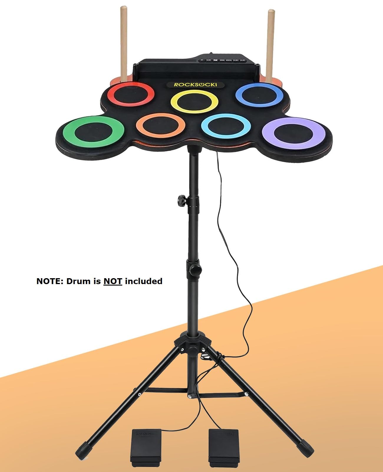 Soporte de almohadilla de batería ajustable ROCKSOCKI para - Imagen 3