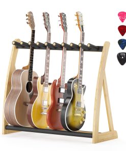 Soporte de Guitarra para Múltiples Guitarras de Bambú -