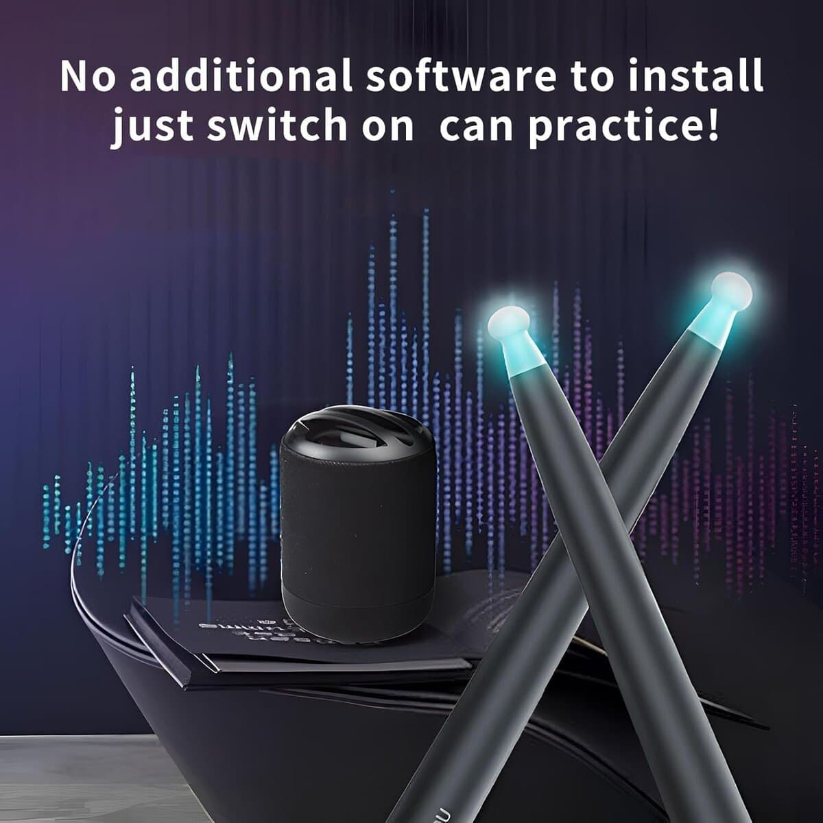 OBEST Air Drum Set Electronic Drum Set, Batería de Aire - Imagen 5