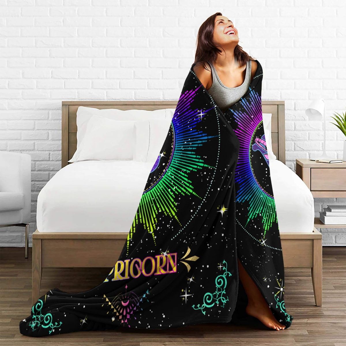 Regalos de Capricornio, Manta de Franela Suave de - Imagen 8