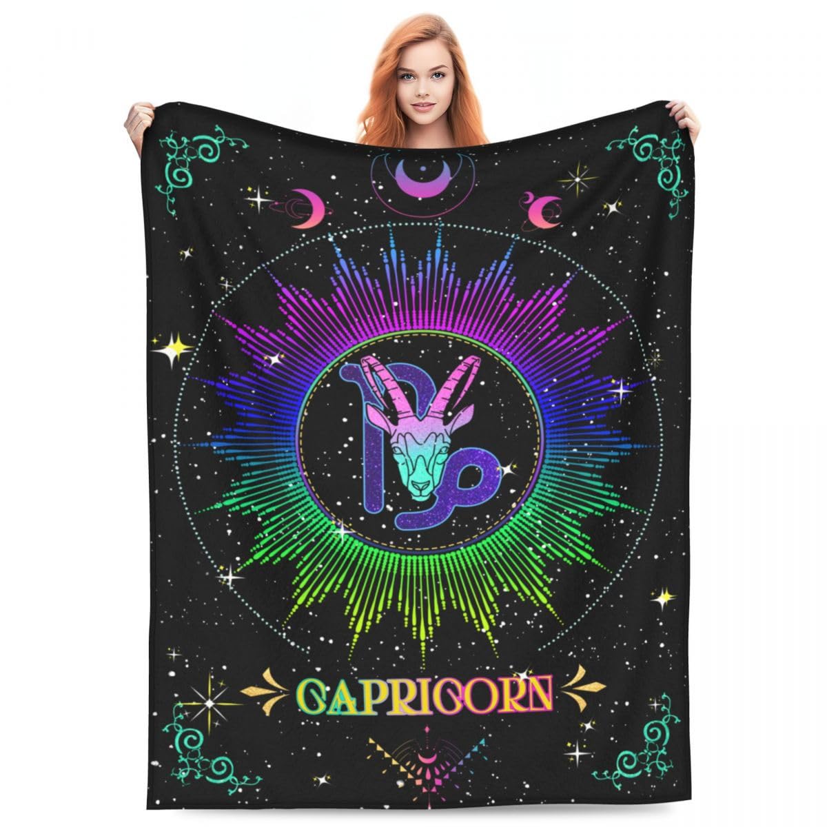 Regalos de Capricornio, Manta de Franela Suave de