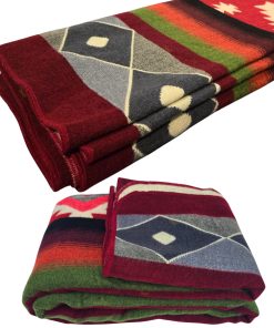 Manta de Lana de Alpaca DAVLINA | Reversible 2 en 1 |