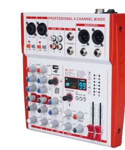 Mezclador de Audio de 4 Canales Yamnweo mw-4 Blanco con 99