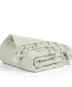 Manta de Gasa 100% Algodón Salt Earth, Manta de Tiro de