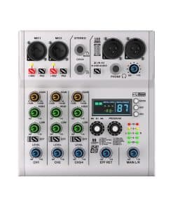 Mezclador de DJ profesional XR-4 Doslnlya de 4 canales con