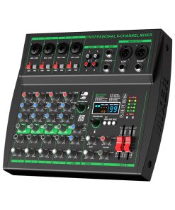 Mezcladora de Audio Profesional de 6 Canales Yamnweo MW-6