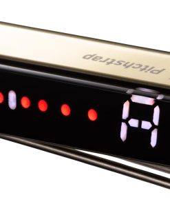 Afinador de guitarra Korg Pitchstrap montado -Dorado