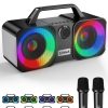 Máquina de Karaoke ZBQEJ, Altavoz Bluetooth Portátil con 2