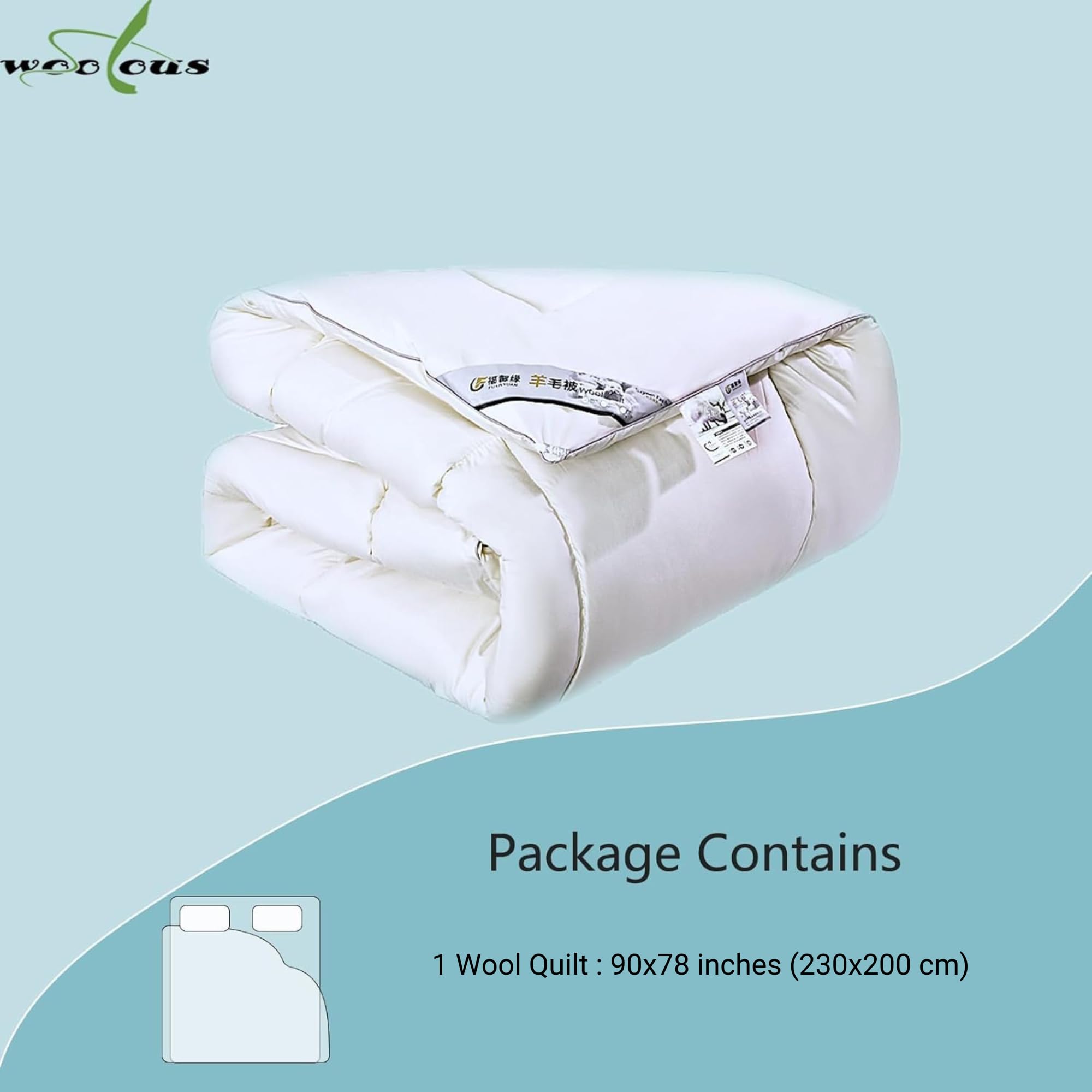 Edredón de Lana Woolous - Edredón de Lana Australiana - Imagen 7